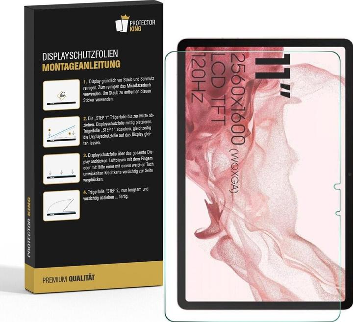 Actual product image Protectorking 1x premium matt anti-reflective screen protector (1 Piece, Galaxy Tab S8)