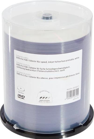 Produktbild MediaRange MR413 DVD-R 16x, Cake 100 (100 x)