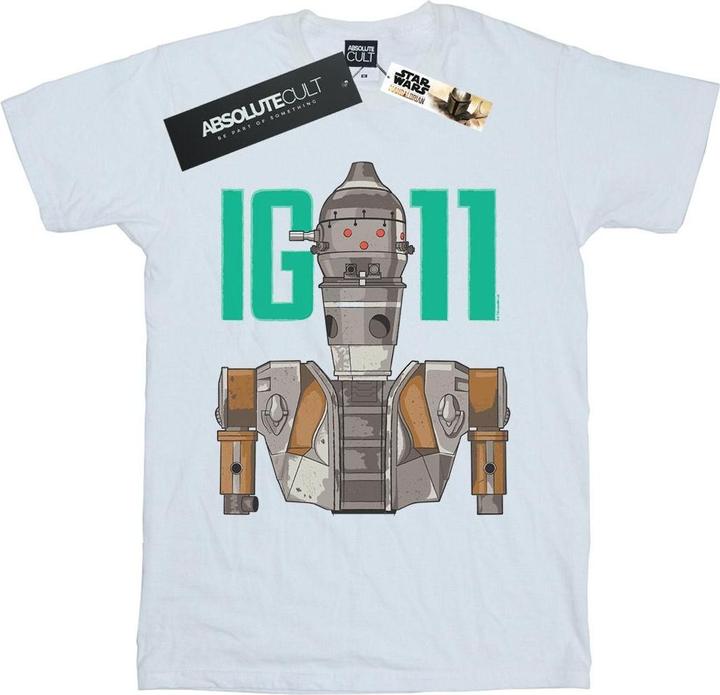 Star Wars The Mandalorian IG11 Bounty Hunter TShirt (XL)