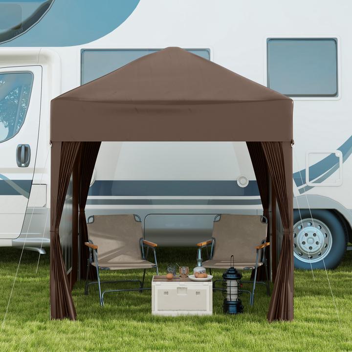 Actual product image Outsunny Folding pavilion (200 cm, 200 cm)