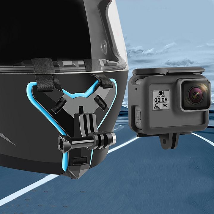 Image du produit Shoot Support pour casque de moto GoPro avec fixation rapide (Hero 9 Noir, Héros 5 noir, Héros 6 noir, Héros 7 noir, Hero 11 Noir, Hero 13 Noir, Hero 10 Noir, Hero 12 Noir, Héros 8, Héros 4, Héros 3, Héros 2, Héros)