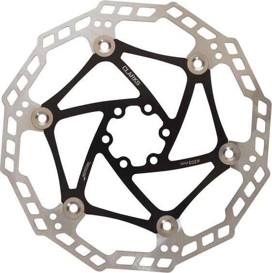 Actual product image Clarks Floating brake disc (160 mm)
