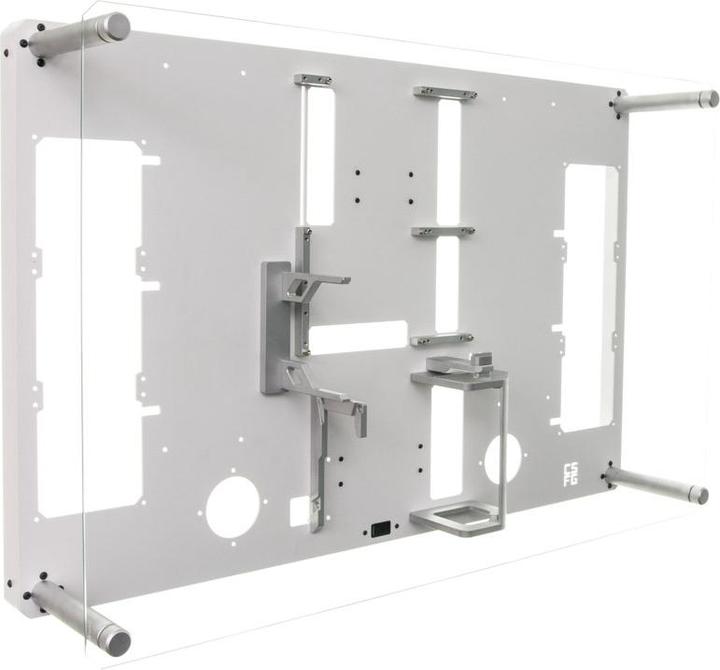 Actual product image Creative Solutions For Gamers CSFG The Crow wall-mounted enclosure - white (ATX)