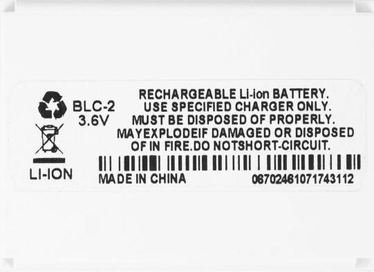 Produktbild Akku für Nokia BLC-2 1100 mAh