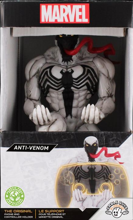 Actual product image Exquisite Gaming Cable Guy - Marvel - Anti-Venom Support Chargeur pour Téléphone et Manette (PS5)