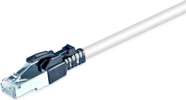 Actual product image Wirewin Patch cord Securelock Cat.6A, 30cm Grey (S/FTP, CAT6a, 0.30 m)