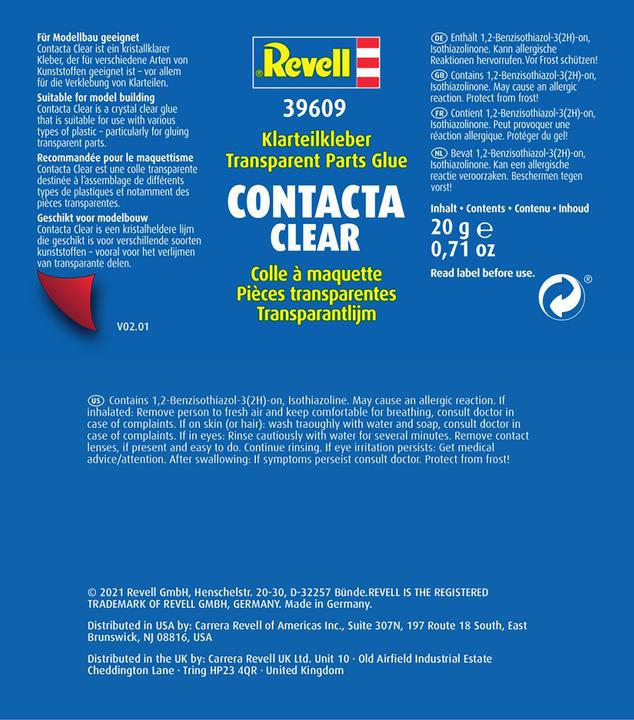 Image du produit Revell Contacta Clear 20g (20 g, 13 ml)