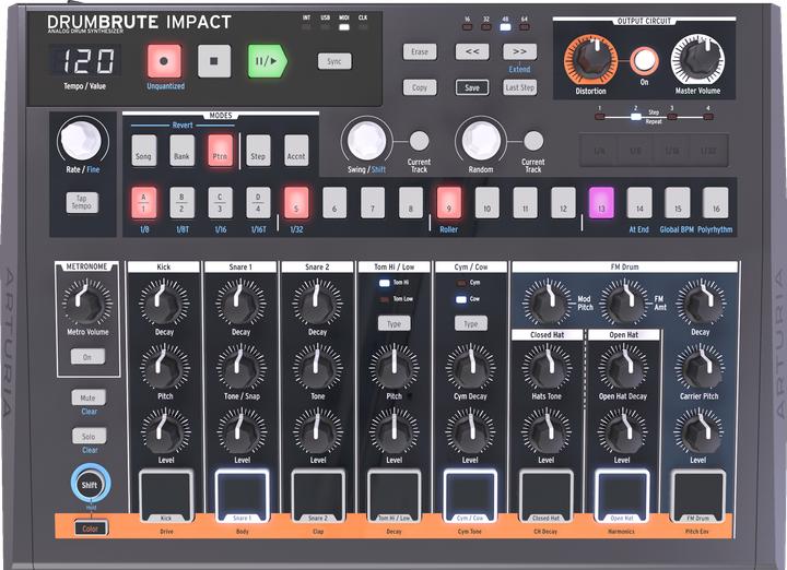 Actual product image Arturia DrumBrute Impact