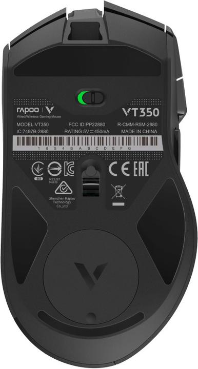 Actual product image Rapoo VT350 (Cable, Wireless)