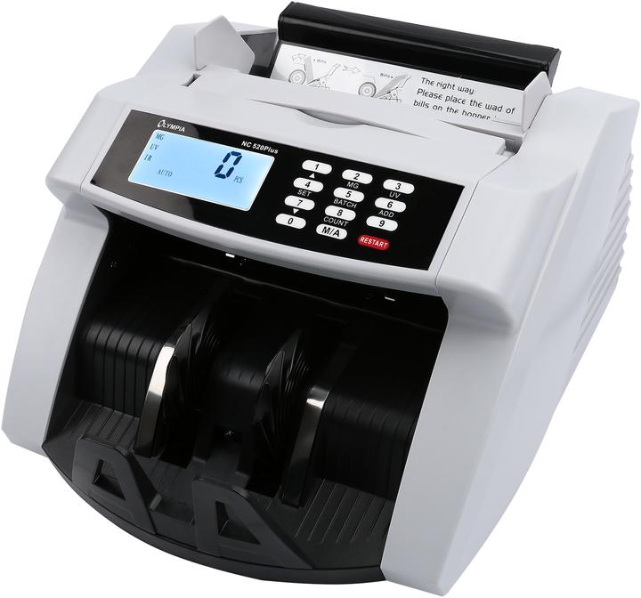 Image du produit Olympia Compteuse de billets et vérificatrice NC 520 Plus (Compteuse de billets)