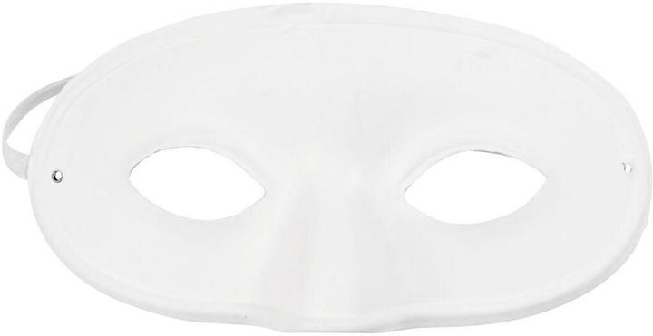 Immagine prodotto Creativ Company Accessorio per feste mezza maschera bianca, 10 pezzi