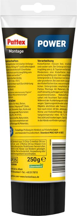 Immagine prodotto Pattex Potenza (250 g, 1000 ml)