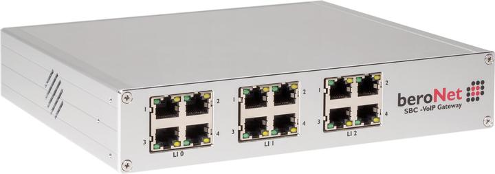 Produktbild Beronet mit 3 freien Slots für Module, Max. gleichzeitige Sessions: 32, Max. gleichzeitige PSTN-Kanäle: 64