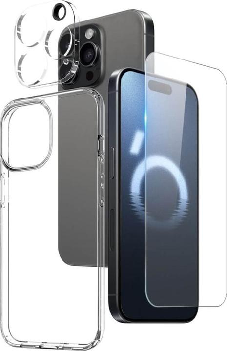 Actual product image Northjo iPhone 16 Pro - set mobile phone case and armoured glass (Apple iPhone 16 Pro)