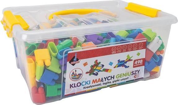 Actual product image Askato Building blocks for little geniuses - Building blocks 498 elements