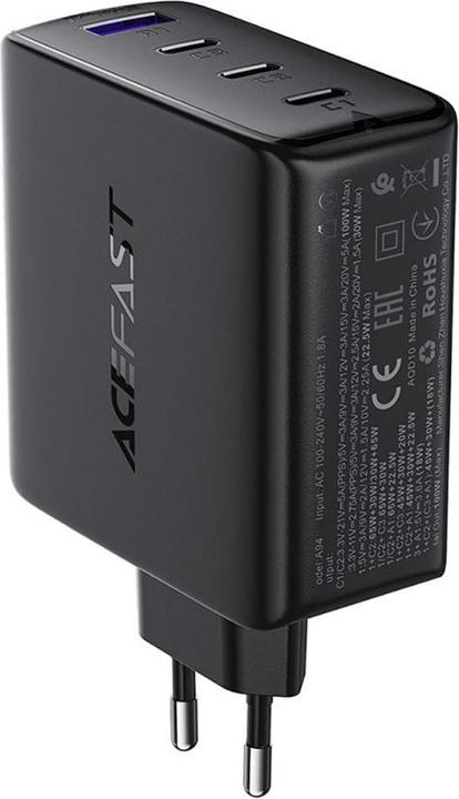 Image du produit Acefast A94 GaN Fast Wall Charger Chargeur 100W (100 W)