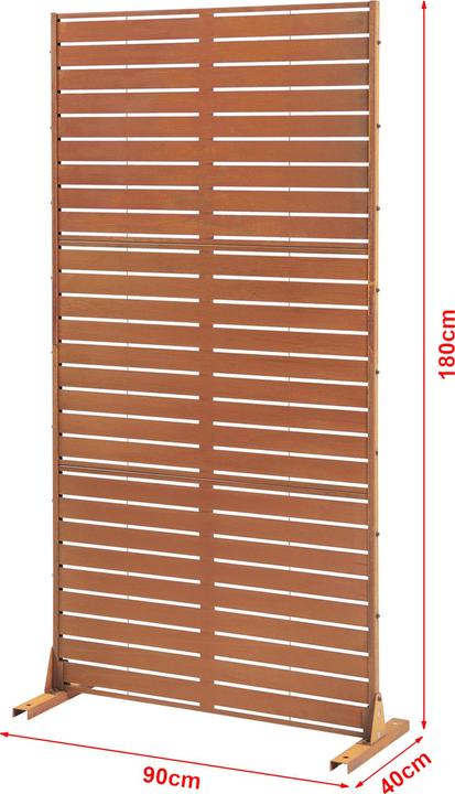 Produktbild Casa.Pro Trennwand Nodepp Cortenstahl 180x90 cm Edelrost (180 x 90 x 40 cm)