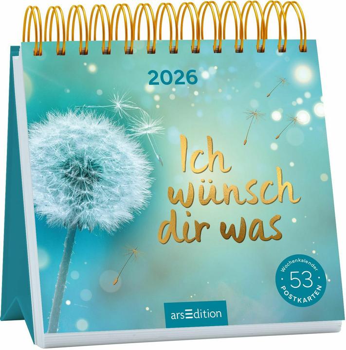 Produktbild Postkartenkalender Ich wünsch dir was 2026 (Deutsch)