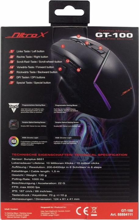 Produktbild Intertech GT-100 (Kabelgebunden)