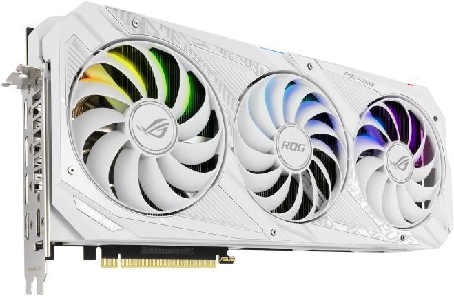 Image du produit ASUS GeForce ROG STRIX RTX 3080 O10G WHITE (10 Go)