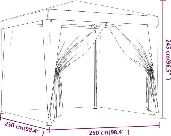 Actual product image VidaXL Desirae (250 cm, 250 cm)