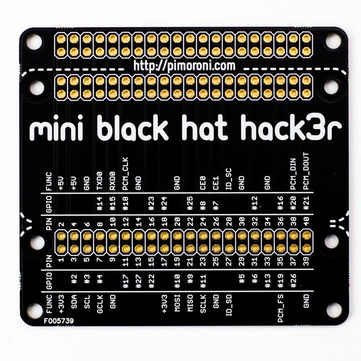 Image du produit Pimoroni Mini Black HAT Hack3r