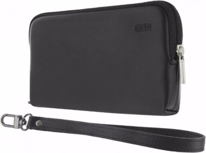 Artwizz Meta/l Lederpouch für iPhone 4/4S Schwarz (Apple iPhone 4, Apple iPhone 4s)