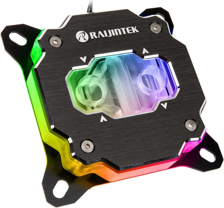 Raijintek FORKIS PRO RBW CPU Water Cooler - Nickel + Acrylic