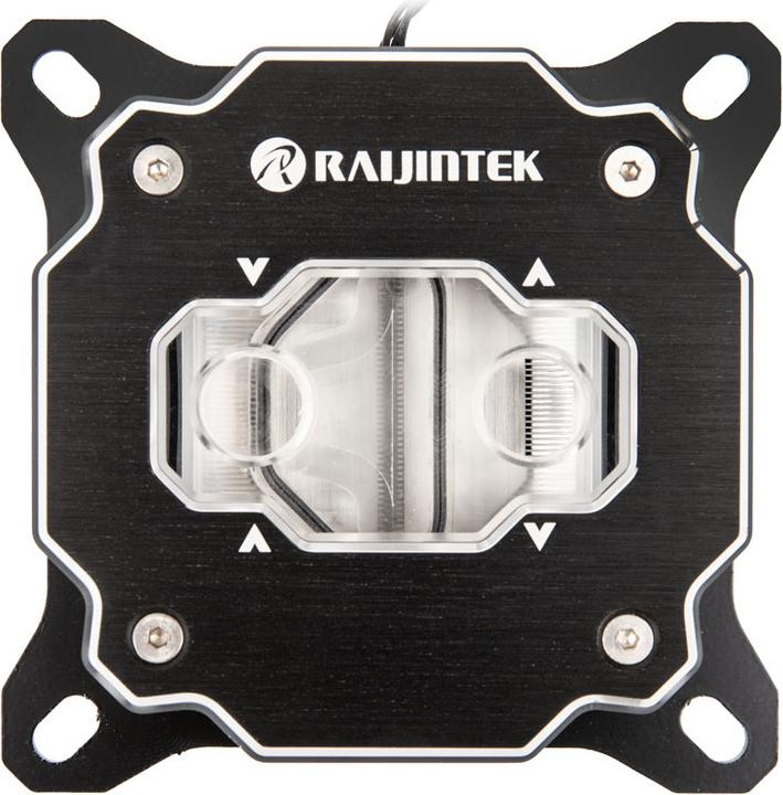 Actual product image Raijintek FORKIS PRO RBW CPU Water Cooler - Nickel + Acrylic