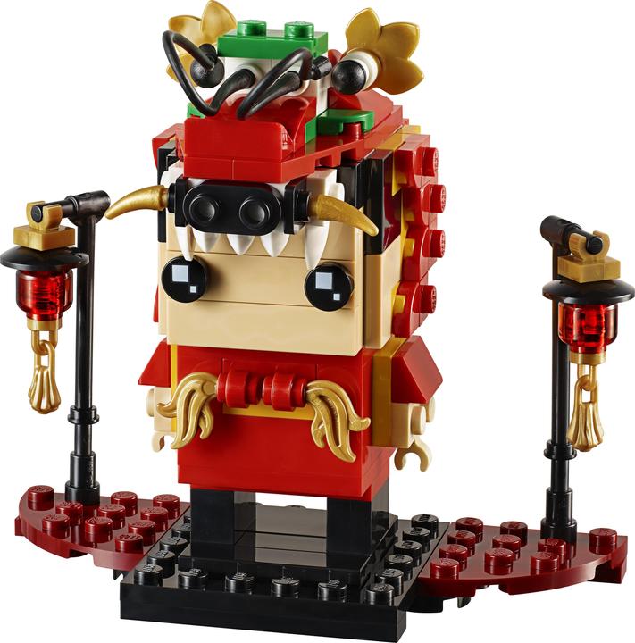 Produktbild LEGO BrickHeadz DrachentanzMann (40354, LEGO Brickheadz)