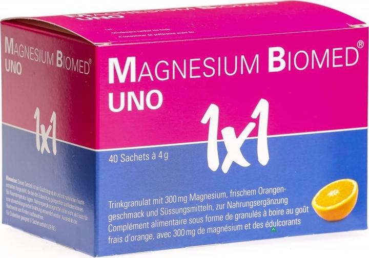 Produktbild Biomed Magnesium UNO (40 Stück, Pulver, 160 g)