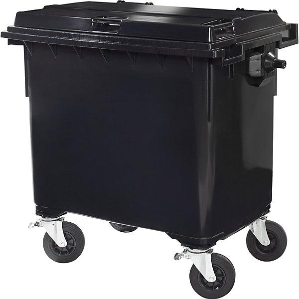 Actual product image kaiserkraft Plastic large waste container, according to DIN EN 840 (660 l)