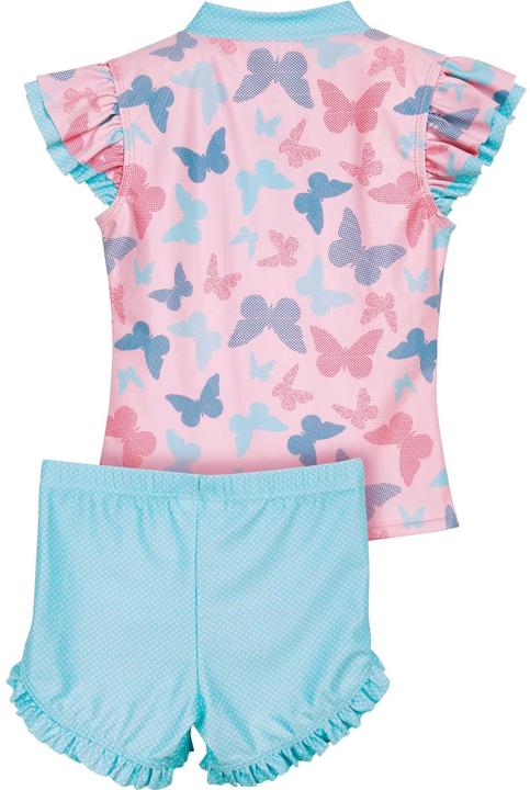Produktbild Playshoes UV-Badebekleidungsset Schmetterling Rosa/Türkis Gr. 86-92 (86, 92)