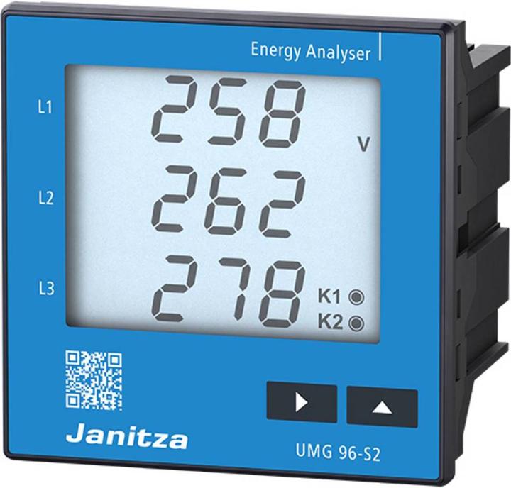 Immagine prodotto Janitza Contatore digitale di pannelli Contatore di energia UMG 96 S2 con illuminazione di fondo