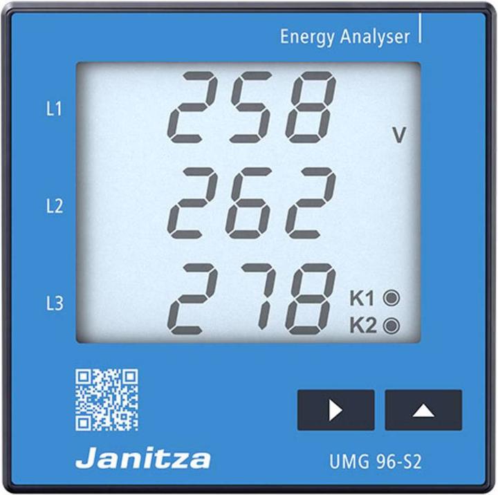 Immagine prodotto Janitza Contatore digitale di pannelli Contatore di energia UMG 96 S2 con illuminazione di fondo
