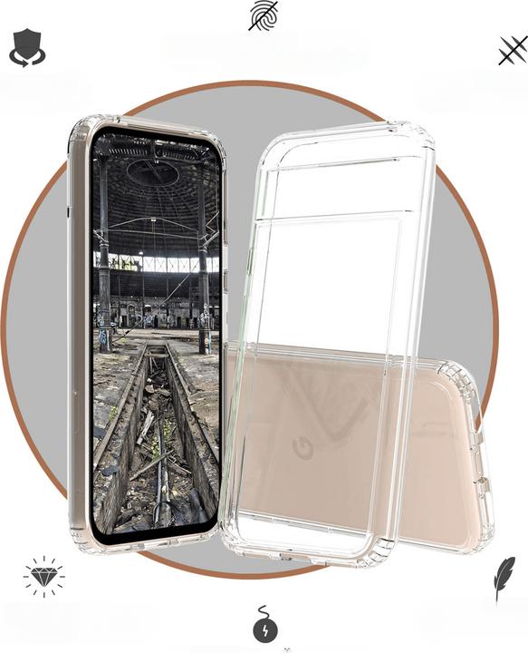 Produktbild JT Berlin BackCase Pankow Clear- Google Pixel 8a- transparent- 11055 (Google Pixel 8a)