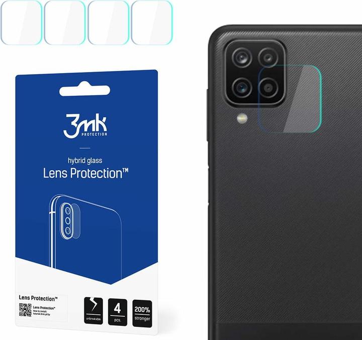 Actual product image 3MK Camera protection glass, camera glass (1 Piece, Samsung Galaxy A12)