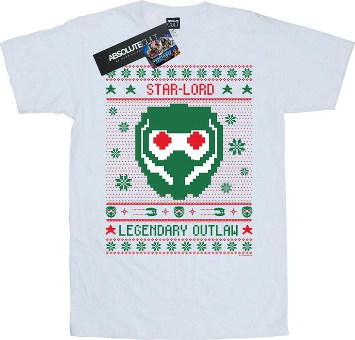 Immagine prodotto Guardians Of The Galaxy Vol. 2 Star Lord Fair Isle Maglietta Ampia Donna (XL)