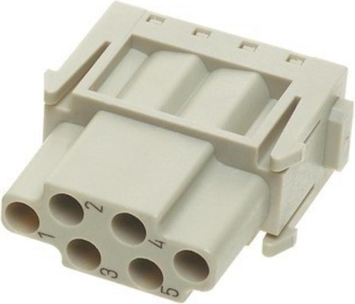 Actual product image Harting 09 14 006 3101 Tilslutningsindsats Han® C-Modul 6 + PE Crimp 10 pcs.