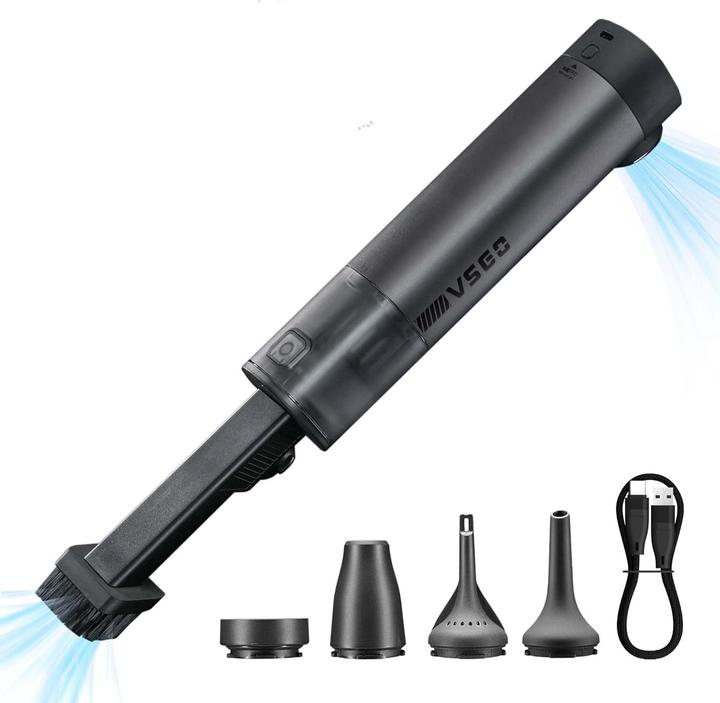 Actual product image VSGO Air Duster handheld hoover