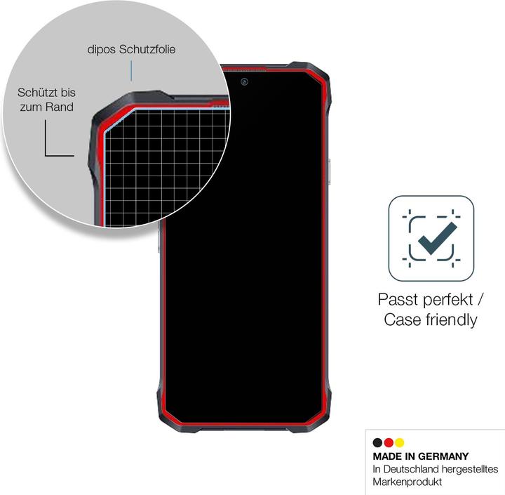 Produktbild Dipos Anti-Shock Displayschutz Matt 9H (1 Stück, Hotwav Cyber 7)