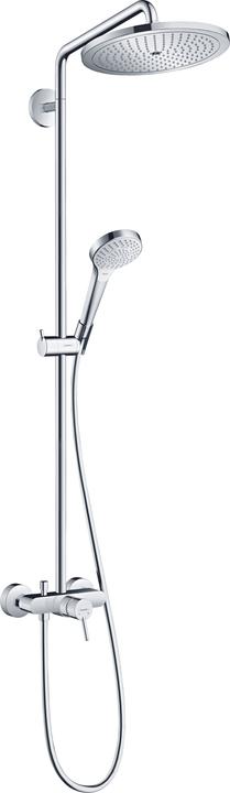Actual product image hansgrohe HG Showerpipe CROMA SELECT 280 AIR 1JET DN 15, with single-lever mixer chrome