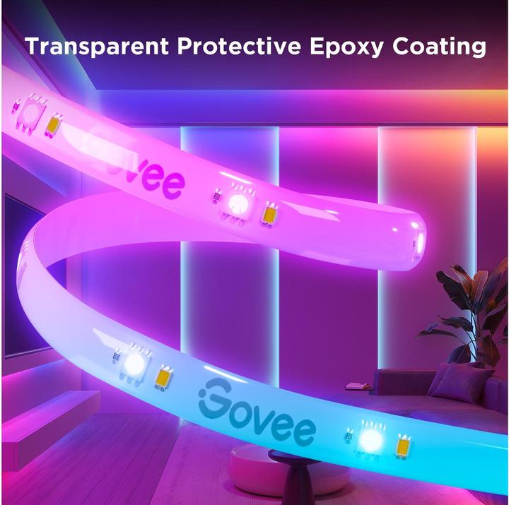 Actual product image Govee LED Strip Lights (RGBIC, 300 cm, Indoor)