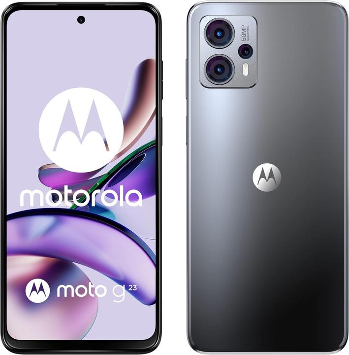 Image du produit Motorola Moto G23 (128 Go, Tapis charbon de bois, 6.50", Double SIM, 50 Mpx, 4G)