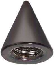 Bijouteria Piercingverschluss (Chirurgenstahl 316L mit PVD Beschichtung (schwarz))