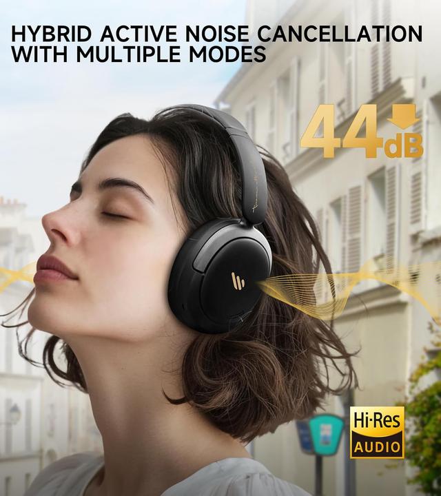 Actual product image Edifier Atom Max - black - Overhead (ANC, 45 h, Wireless)