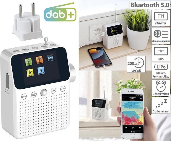 Produktbild VR-Radio Steckdosenradio (DAB+, FM, Bluetooth, Radio Frequency (RF))