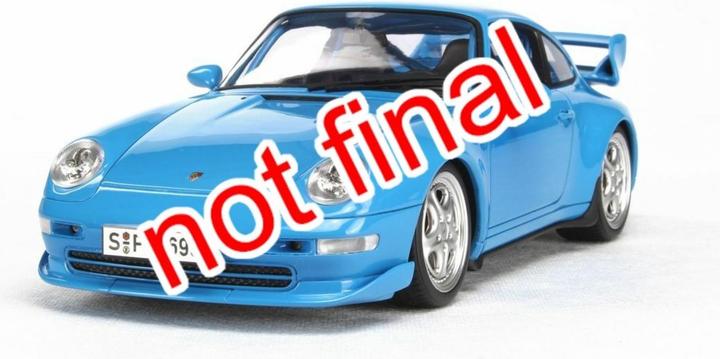 Actual product image Solido 1:18 Porsche 911 (993) Clubsport yellow