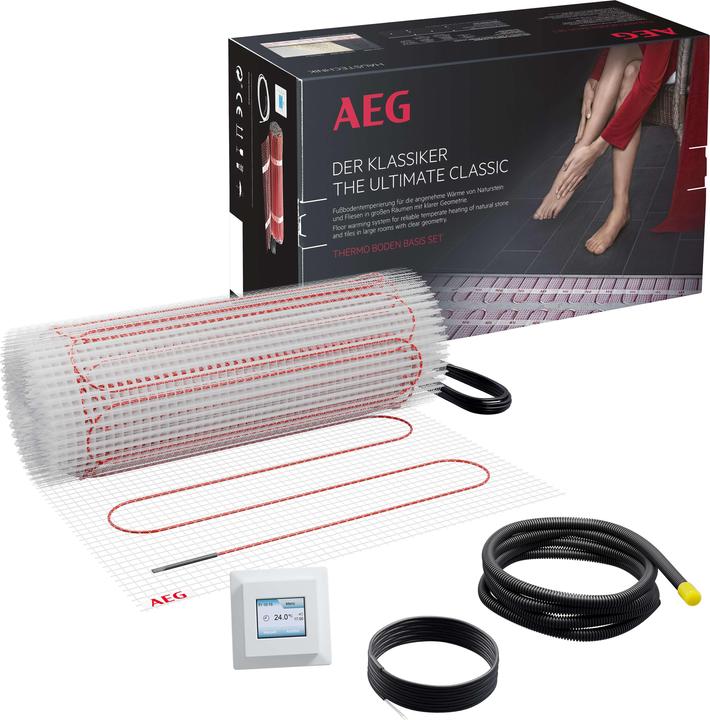 Immagine prodotto AEG Haustechnik Basic Thermo Floor TBS TB 160/5 Set Plus, riscaldamento elettrico a pavimento, set completo, 5 m²