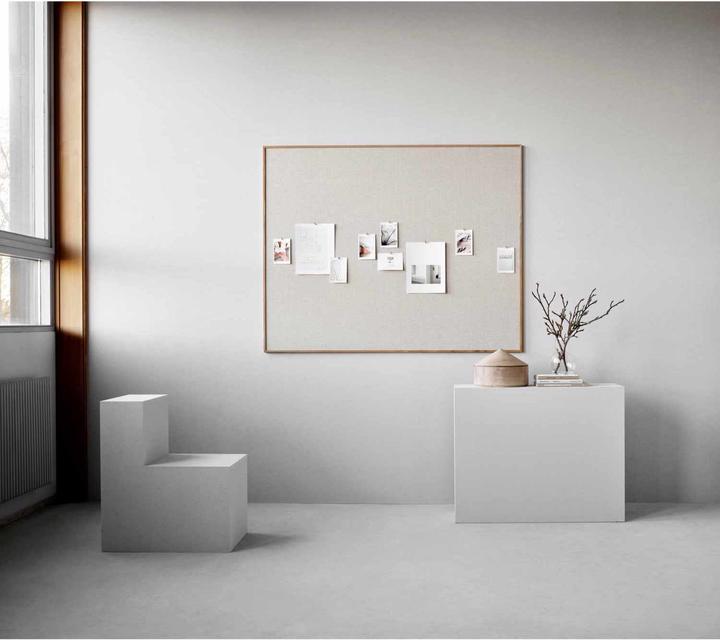 Actual product image Lintex Wood noticeboard pinboard (Bulletin board, 100 x 120.5 cm)